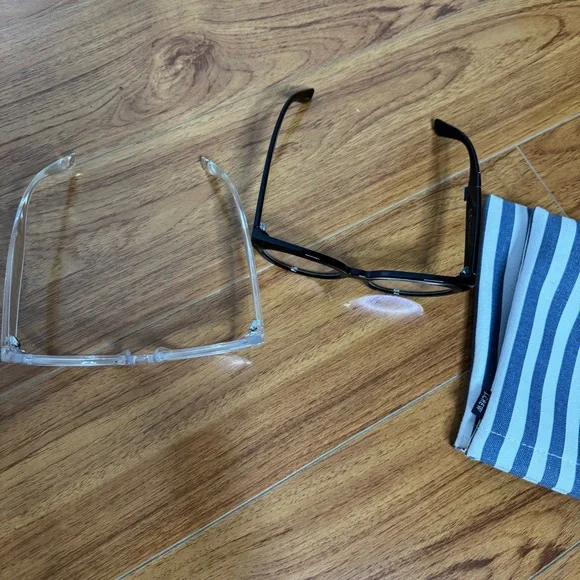 J. Crew Black and Clear Blue Light Blocking Glasses - Picture 4 of 5